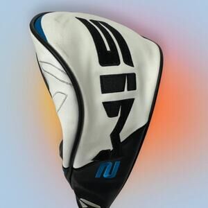 TAYLORMADE SIM 2 DRIVER HEADCOVER Golf Head Cover White Black Blue